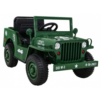 Auto Jeep Wojskowy Retro Zielony JH-103